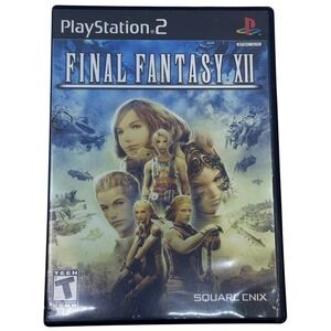 Final Fantasy XII PS2 Case & Manual Only Black Label NTSC-U